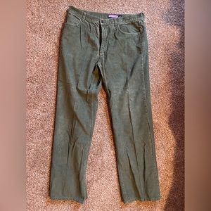 Vineyard Vines Green Corduroy Pants 35 x 34